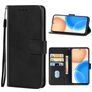 Mobigear Wallet Housse HONOR X8 Etui Porte-Monnaie - Noir