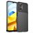 Mobigear Groove Coque POCO M5 Coque arrière en TPU Souple - Noir