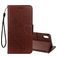 Mobigear Flowers Housse iPhone XR Etui Porte-Monnaie - Marron