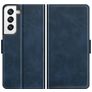 Mobigear Slim Magnet Housse Samsung Galaxy S22 Etui Porte-Monnaie - Bleu