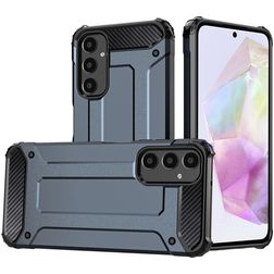 Mobigear Outdoor Samsung Galaxy A16 Plastique rigide Coque arrière Antichoc - Bleu marine