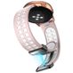 Mobigear Sport Plus Mag Bracelet Silicone Smartwatch Fermeture magnétique - Connexion universelle de 22 mm - Blanc / Rose