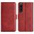 Mobigear Slim Magnet Housse Sony Xperia 1 IV Etui Porte-Monnaie - Rouge