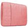 Mobigear Denim Zipper Pochette Ordinateur portable 13 - 14 Pouces Housse ordinateur - Magenta