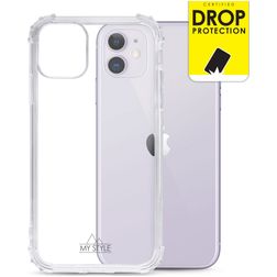 My Style Protective Flex Coque Transparente iPhone 11 Coque arrière en TPU Souple Anti-Chocs - Transparent
