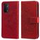 Mobigear Flowers Housse OPPO A74 5G Etui Porte-Monnaie - Rouge