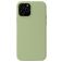 Mobigear Rubber Touch Coque iPhone 13 Pro Coque arrière en Silicone - Vert pastel