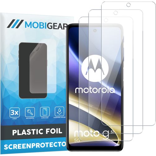 Mobigear Motorola Moto G51 5G Protection d'écran Film - Compatible coque (Lot de 3)
