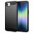 Mobigear Brushed Slim Coque iPhone 16e Coque arrière en TPU Souple - Noir