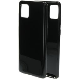 Mobiparts Classic Coque Samsung Galaxy Note 10 Lite Coque arrière en TPU Souple - Noir