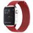 Mobigear Loop Bracelet Milanais pour Apple Watch Fermeture magnétique - 49/46/45/44 mm - Rouge