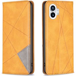 Mobigear Rhombus Slim Housse Nothing Phone (1) Etui - Cognac