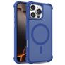 Mobigear Armor Shield Coque iPhone 16 Pro Max MagSafe Coque arrière Rigide - Bleu