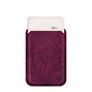 MIO - Porte Cartes en - 3 Cartes - Compatible MagSafe - Berry Blooms