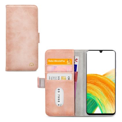 Mobilize Elite Gelly Samsung Galaxy A33 Étui Portefeuille - Soft Pink