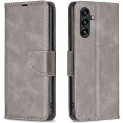 Mobigear Excellent Housse Samsung Galaxy A56 Etui Porte-Monnaie - Gris