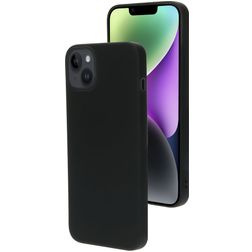 Mobiparts Coque iPhone 14 Plus Coque arrière en Silicone - Noir