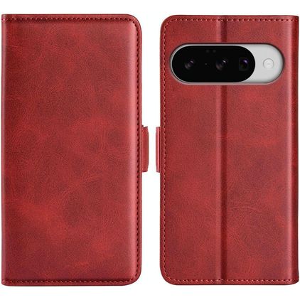 Mobigear Slim Magnet Housse Google Pixel 10 Etui Porte-Monnaie - Rouge