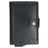 Valenta Card Case Essential Wallet - Porte Cartes en en Cuir véritable - 10 Cartes - Noir