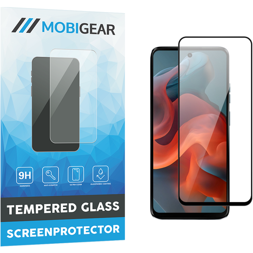 Mobigear Premium Motorola Moto G34 Verre trempé Protection d'écran - Compatible coque - Noir