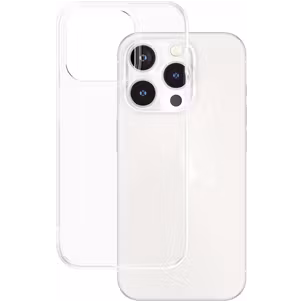 CARE by PanzerGlass Fashionable Coque Transparente iPhone 15 Pro Coque arrière en TPU Souple - Transparent