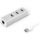 Macally 3-Port - Hub USB-A vers Ethernet / USB-A - Blanc