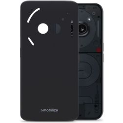 Mobilize Rubber Gelly Nothing Phone (2a) TPU souple Coque arrière - Matt Black