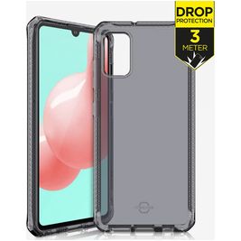 ITSkins SpectrumClear Coque Samsung Galaxy A41 Coque arrière en TPU Souple Anti-Chocs - Noir