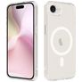 Mobigear Crystal Coque Transparente iPhone 16e MagSafe Coque arrière Rigide - Transparent