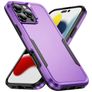 Mobigear Heavy Armor Coque iPhone 16 Pro Max Coque arrière Rigide Anti-Chocs - Violet