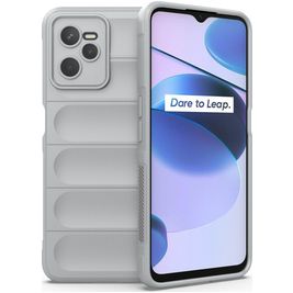 Mobigear Bumpy Coque Realme C35 Coque arrière en TPU Souple - Gris