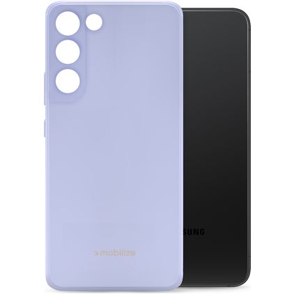 Mobilize Rubber Gelly Coque Samsung Galaxy S22 Plus Coque arrière en TPU Souple - Pastel Purple