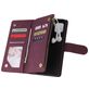 Mobigear Zipper Housse Samsung Galaxy Note 10 Lite Etui Porte-Monnaie - Rouge