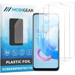 Mobigear Realme C11 (2020) Protection d'écran Film - Compatible Coque (Lot de 3)