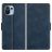 Mobigear Slim Magnet Xiaomi 11 Lite NE 5G Étui Portefeuille - Bleu foncé