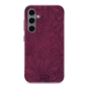MIO Coque Samsung Galaxy S24 FE MagSafe Coque arrière Rigide - Berry Blooms