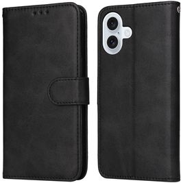 Mobigear Wallet Housse iPhone 17 Etui Porte-Monnaie - Noir