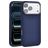 Valenta Silk iPhone 18 Pro Silicone MagSafe Coque arrière Antichoc - Bleu foncé