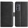 Mobigear Slim Magnet Housse Motorola Edge (2022) Etui Porte-Monnaie - Noir