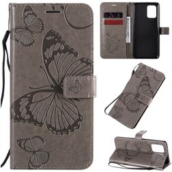 Mobigear Butterfly Samsung Galaxy S10 Lite Étui Portefeuille - Gris