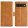 Mobigear Slim Magnet Housse Google Pixel 8a Etui Porte-Monnaie - Cognac