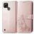 Mobigear Clover Housse Realme C21Y Etui Porte-Monnaie - Rose doré