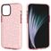 Mobigear Diamond Coque iPhone 12 Pro Max Coque arrière Rigide - Rose