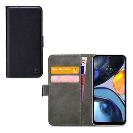 Mobilize Classic Gelly Wallet Housse Motorola Moto G22 Etui Porte-Monnaie - Noir