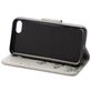 Mobigear Butterfly Housse iPhone SE (2020) Etui Porte-Monnaie - Gris