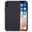 Mobigear Colors Coque iPhone X Coque arrière en Silicone - Gris