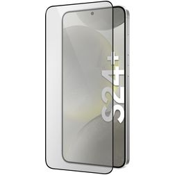 Mobiparts Regular Samsung Galaxy S24 Plus Verre trempé Protection d'écran - Compatible Coque - Noir