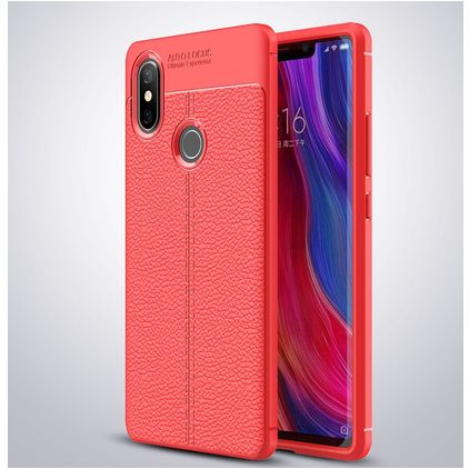 Mobigear Luxury Coque Xiaomi Mi 8 SE Coque arrière en TPU Souple - Rouge