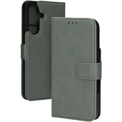 Mobiparts Classic Wallet Housse Samsung Galaxy A56 MagSafe Etui - Stone Green