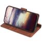 Mobigear Croco Housse Motorola Edge 30 Ultra Etui Porte-Monnaie - Marron